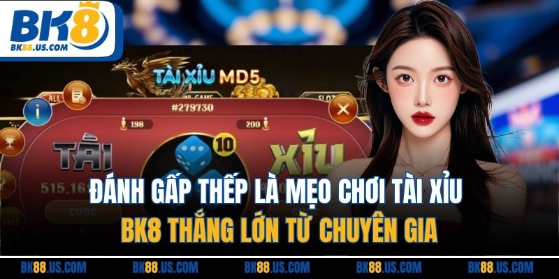 Đánh gấp thếp là mẹo chơi tài xỉu BK8 thắng lớn từ chuyên gia