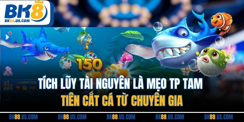 Tích lũy tài nguyên là mẹo TP tam tiên cắt cá từ chuyên gia